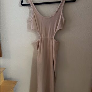 Forever 21 Nude Backless Dress
